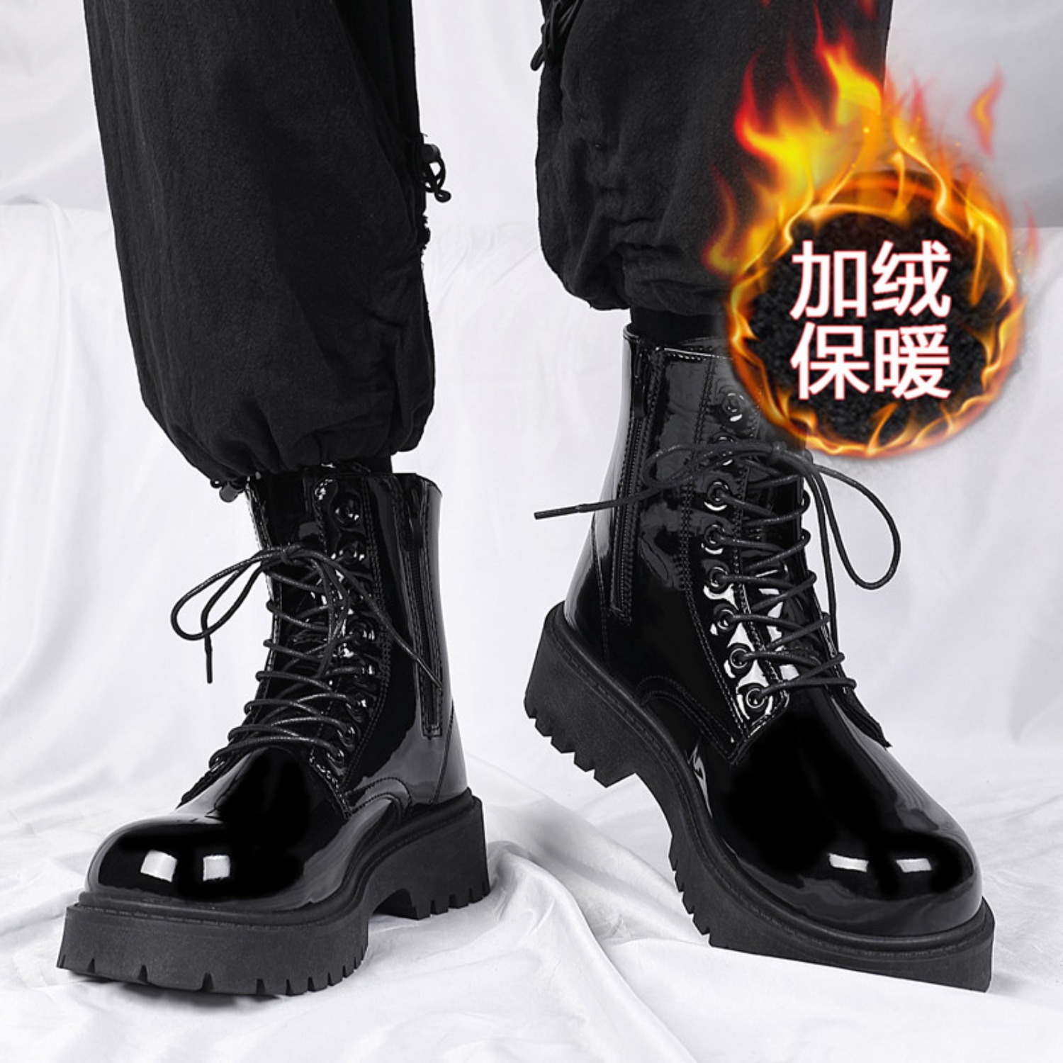 Men'S Shoes Hoka Sale - Bottes hautes en peluche chaude pour