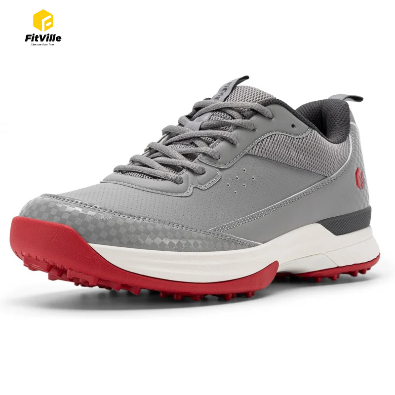 Men'S Shoes Water Resistant - Chaussures de golf larges FitVille pour