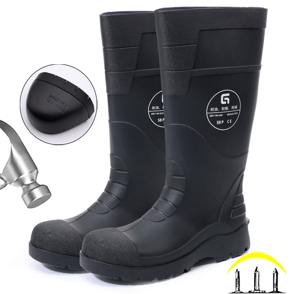 Men'S Shoes Water Resistant - Bottes de travail imperméables pour hommes,