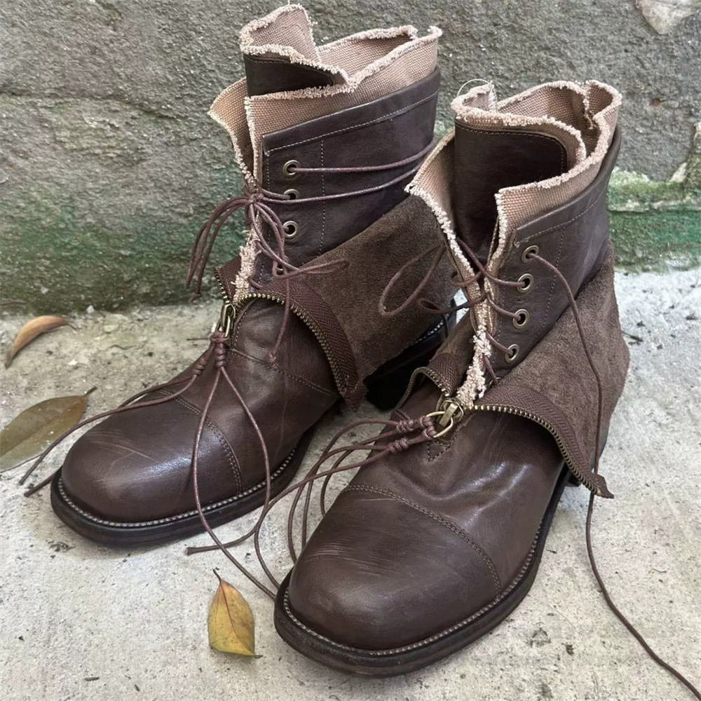 Men'S Shoes Increase Height - Bottes tendance à semelle épaisse haut