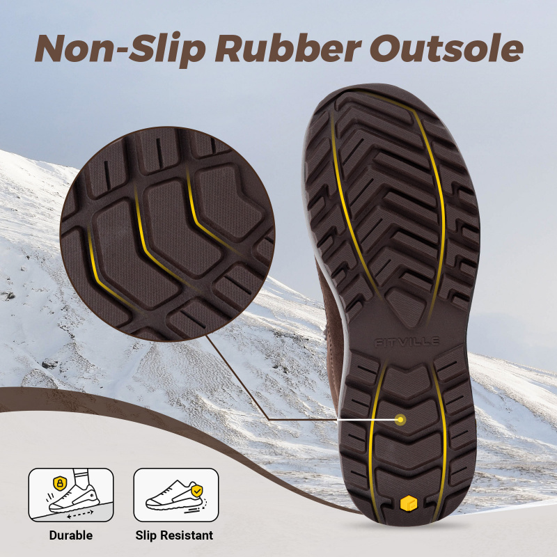 Bottes d'hiver pour hommes Fit - Men'S Shoes Water Resistant avis et prix
