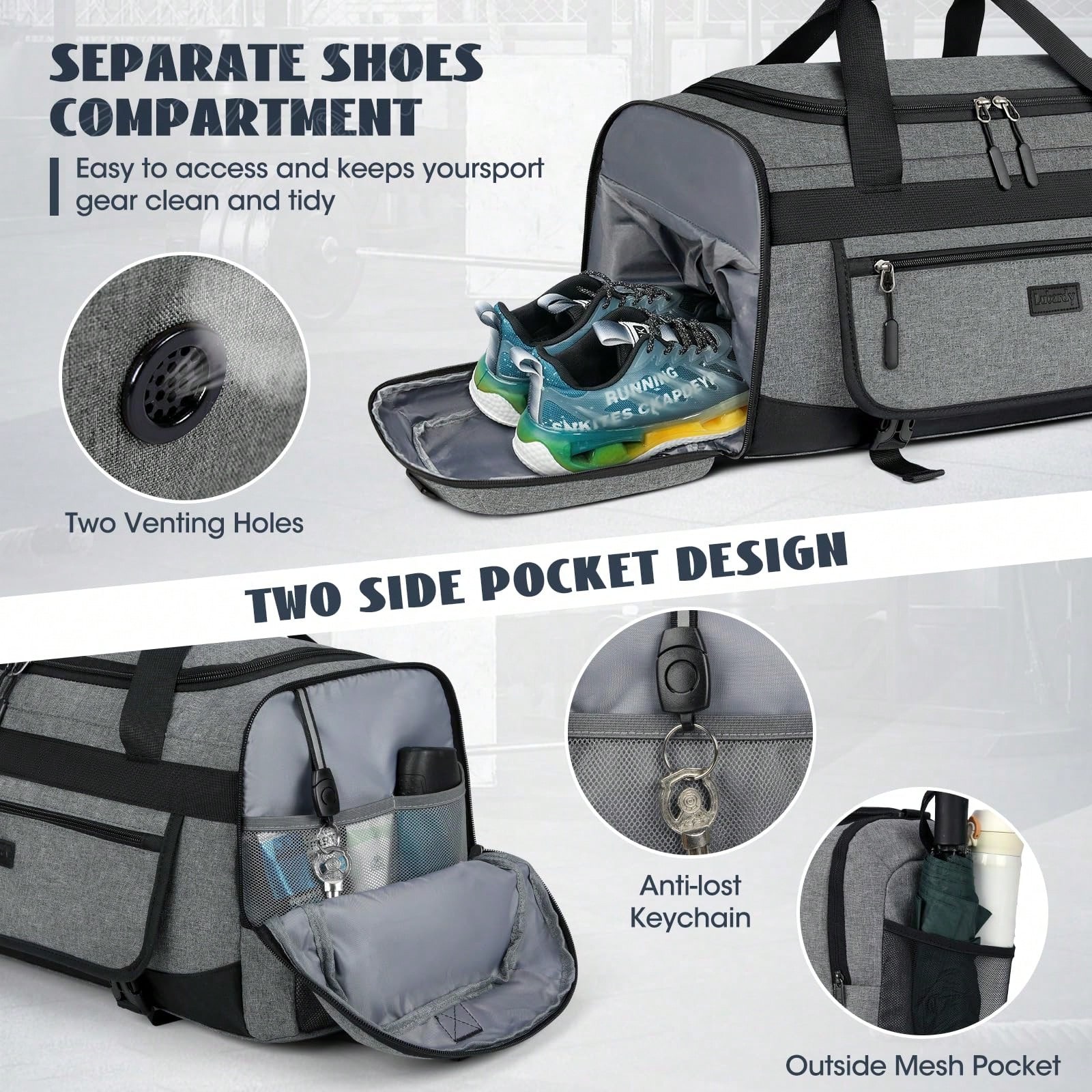 Sac de sport de 55 litres pour - Men'S Shoes Water Resistant avis et prix