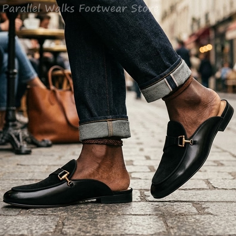 Mules pour hommes en daim et c - Men'S Shoes Smart avis et prix