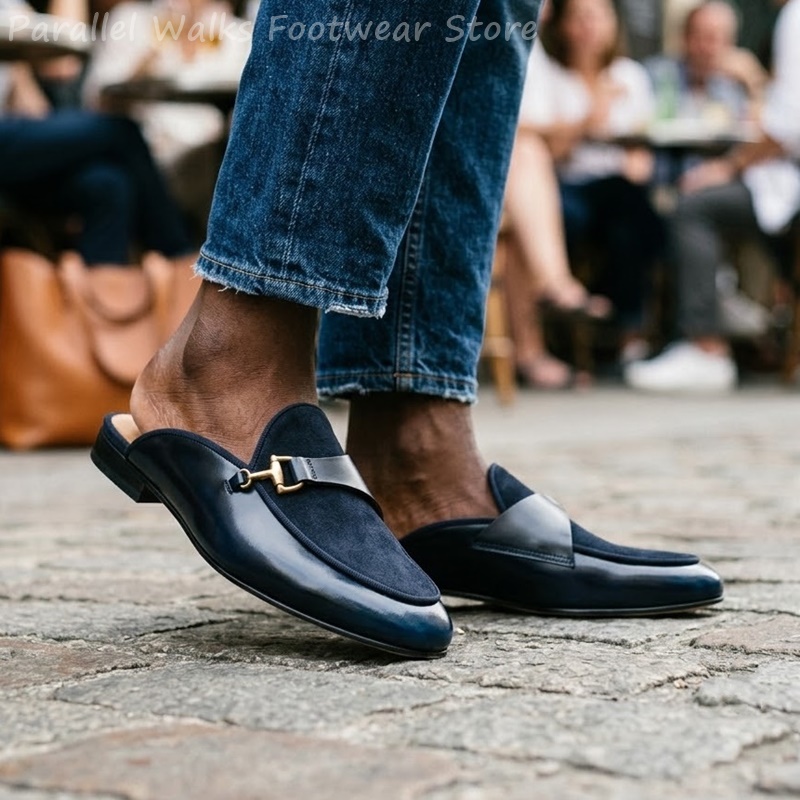 Mules pour hommes en daim et c - Men'S Shoes Smart avis et prix