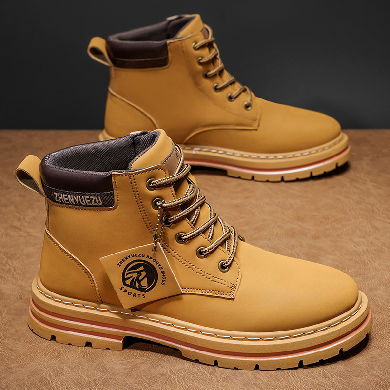 Bottes courtes rétro pour homm - Men'S Shoes Increase Height avis et prix