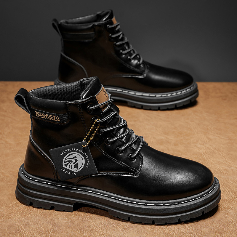 Bottes courtes rétro pour homm - Men'S Shoes Increase Height avis et prix